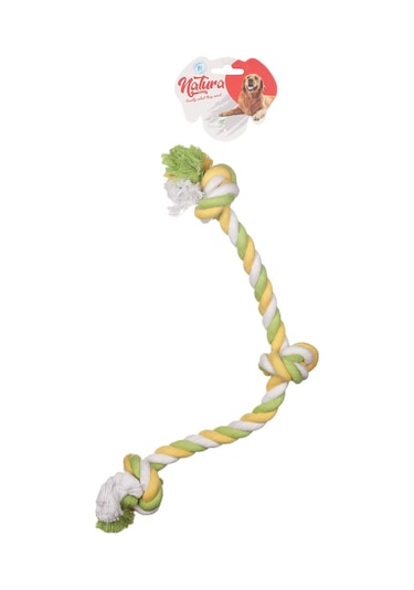 Natura PTH-012 50 CM Üç Düğüm Halat Köpek Oyuncağı