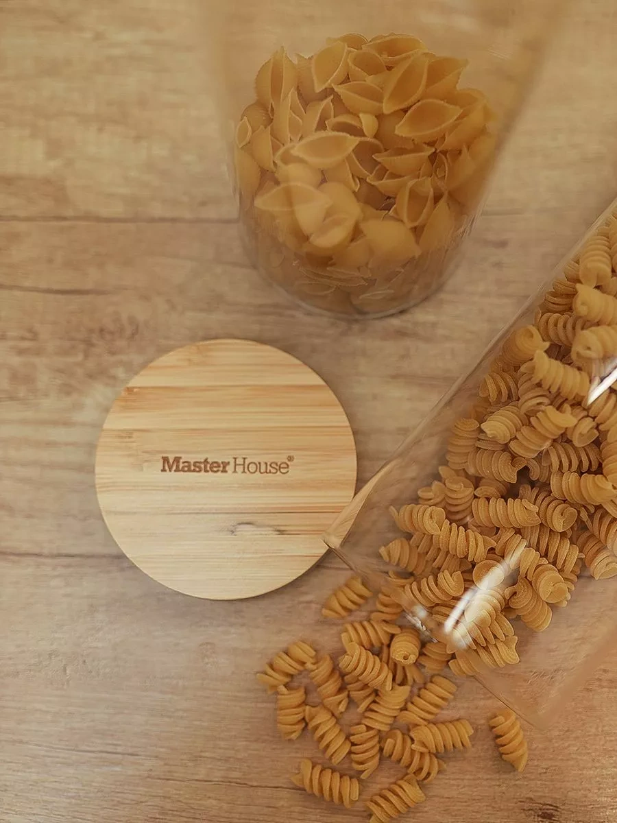 Master House Cam Kavanozlar 1,0 Litre Kuru Gıda Ürünleri İçin 196684464