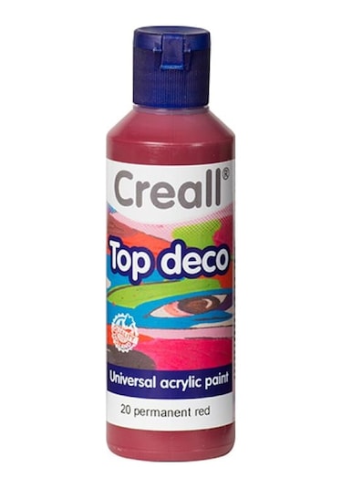 Creall Top Deco 80ml Kalıcı Kırmızı Çok  Renkli