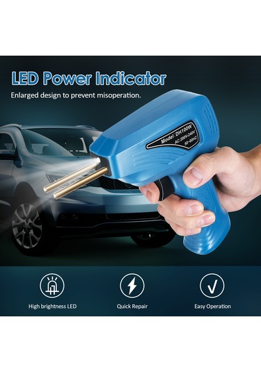 Taşınabilir El Plastik Kaynak Makinesi Panel Çatlak Mavi