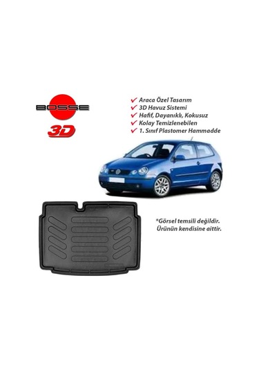Vw Polo Bagaj Havuzu 2002 2009 Arası Bosse Bagaj Havuzu
