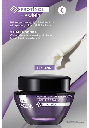 Avon Anew Platinum Lift & Tighten Gece Ve Gündüz Krem Seti