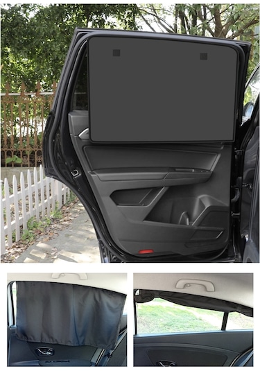 Ankaflex Perde Araç Oto Yan Cam Güneşlik Perdesi 2 Adet