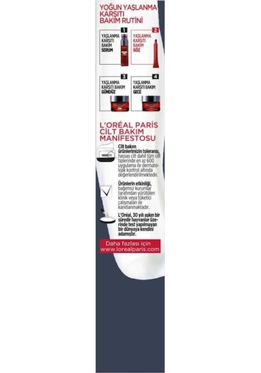 L'Oreal Paris Revitalift Lazer X3 Yaşlanma Karşıtı Göz Bakım Kremi 15 ML