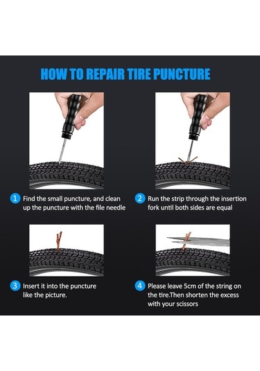 Novahub 2'si 1 Arada Bisiklet Lastiği Tamir Kiti Dağ Bisikletleri Ve Yol Bisikletleri İçin Lastik Tamir Şeritleri Araçları