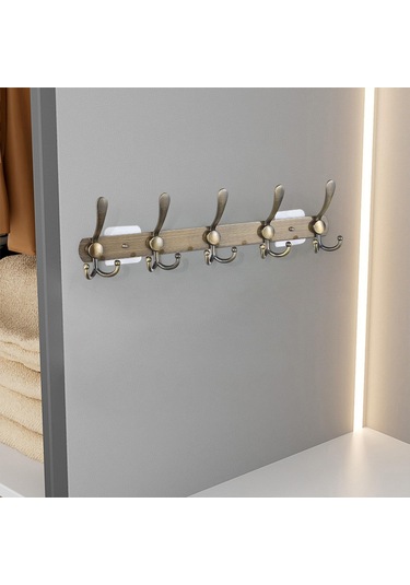 Suntek Duvar Kancası Suya Dayanıklı Sağlam Dekoratif Kanca Paslanmaz Çelik Camgöbeği Mavisi Çok Renkli