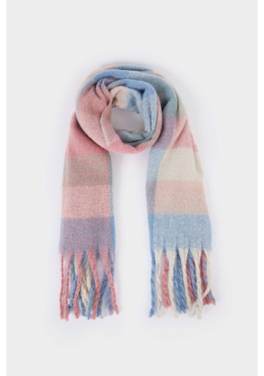 Defacto Kadın Kareli Atkı C6891ax25wnkr1 Çok Renkli