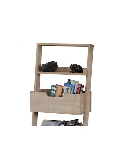Pasifichome Low Oyuncak Montessori Raflı Kitaplık&Oyuncak Dolabı Açık Meşe