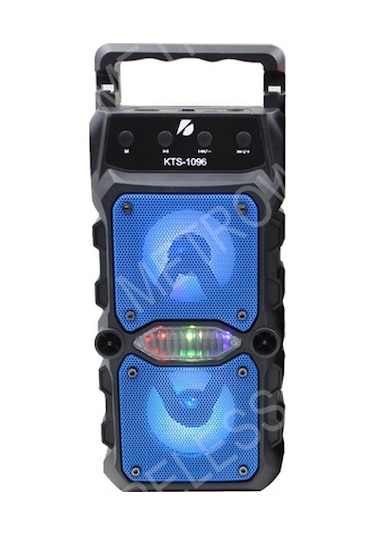 KTS-1096 Büyük Boy Çift Çıkışlı Ses Bombası Bluetooth Hoparlör Çok Renkli