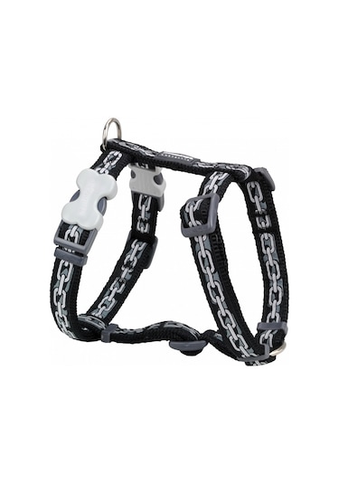 Reddingo Zincir Desenli Köpek Göğüs Tasması L / 25 MM Çok Renkli