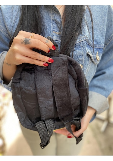 Batman Figürlü Peluş Sırt Çantası 22 Cm-2042 Altın