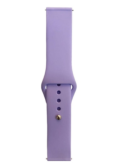 Mobilteam Huawei Gt2 46mm Band Serisi 22mm Klasik Kordon Silikon Strap Kayış-lila