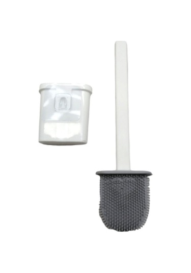 Kutulu Silikon Klozet Wc Fırça Seti Siyah