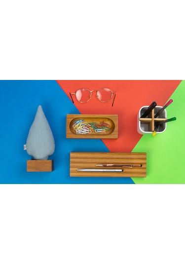 Kayigo Woody Mavi Ladin Üçlü Set-iroko Ağacı