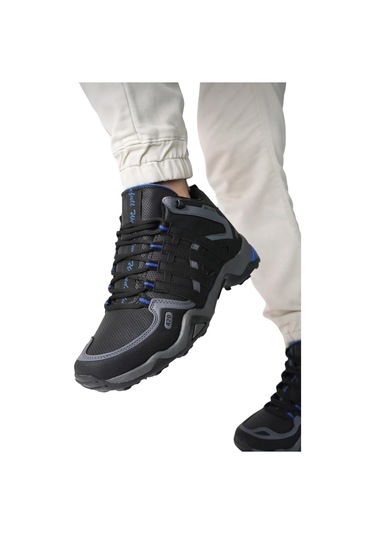 Erkek Kışlık Trekking Spor Bot Siyah Sax-siyah Sax Çok Renkli