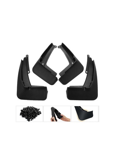 Gajeena 2021 Volkswagen Id.4 İçin Dayanıklı Abs Çamurluk Seti - Kolay Montaj, Mükemmel Uyum