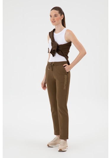 U.s. Polo Assn. Kadın Haki Eşofman Altı 50313583-vr027 Haki