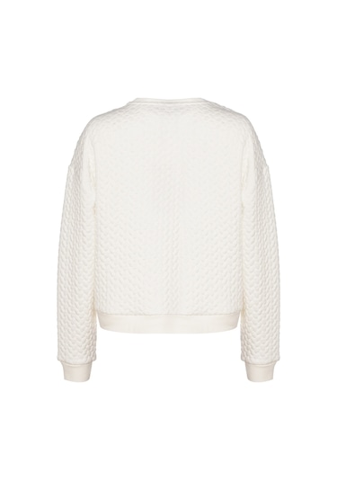 Hummel Brısa Sweatshırt Kadın Sweatshırt Beyaz Beyaz