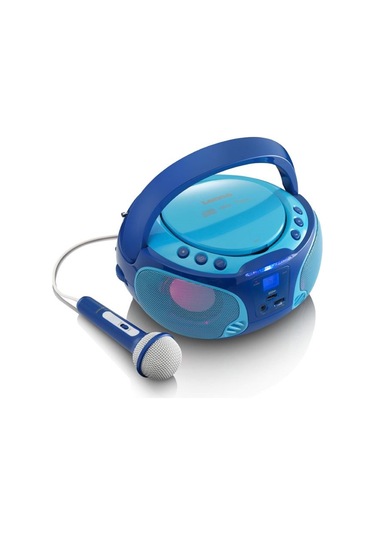 Lenco Scd650Bu Taşınabilir Müzik Seti Karaoke Radyo Cd Çalar Mp3