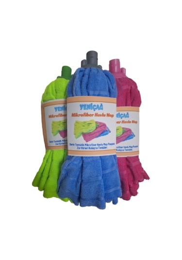 Yeniçağ 3 Adet Mikrofiber Havlu Mop Paspas