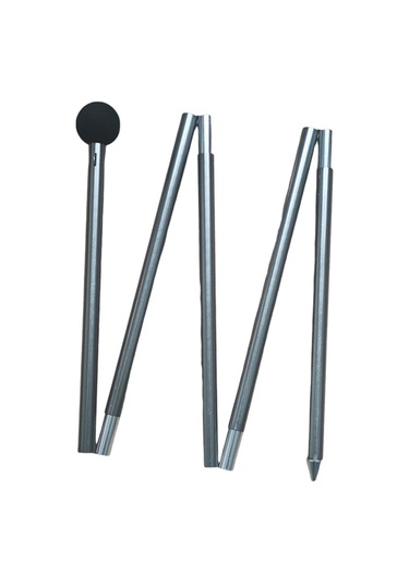 Suntek Çadır Direği Beş Bölümlü Barınak Yapımı Plaj Gri