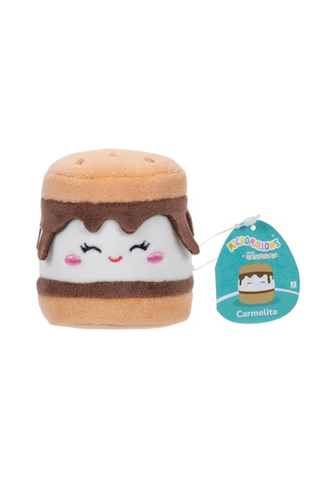 Micromallows Squishmallows Mini Yumuşak Peluş Oyuncak 4 Lü Figür Seti - 6 Cm - Model - 1 Çok Renkli