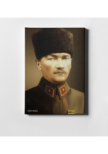 Kişiye Özel Atatürk Kanvas Tablo (50 X 70 Cm.) 28