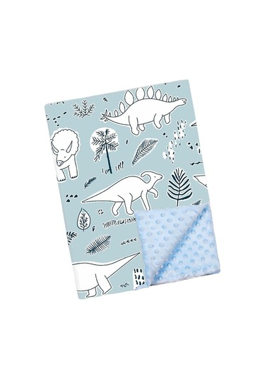 Suntek Puset Beşikler Için Yumuşak Bebek Battaniyesi Yeşil