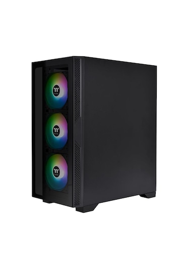 Thermaltake Versa T25 CA-3R5-65M1WE-00 650W 80+ ARGB Fanlı ATX Bilgisayar Kasası Siyah
