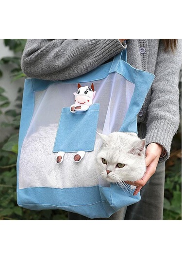 Homyl Köpek Kedi Kanvas Omuz Çantası Için Evcil Hayvan