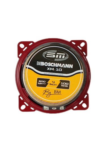 Boschmann Xm-10 Acoustic Seri 10 Cm Midrange 600w Maksimum 100w Rms