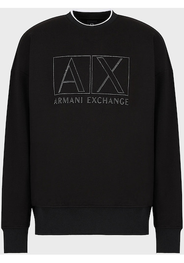 Armani Exchange Erkek Sweat 6rzmhj Zjdjz 1200 Siyah
