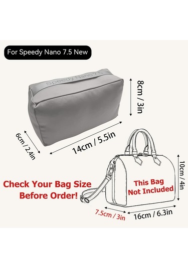 Fochsia Speedy 30 İçin Şık El Çantası Yastık Düzenleyici Hafif Kumaş Dolgu Yapı Bozulmasını Önler Ahşap