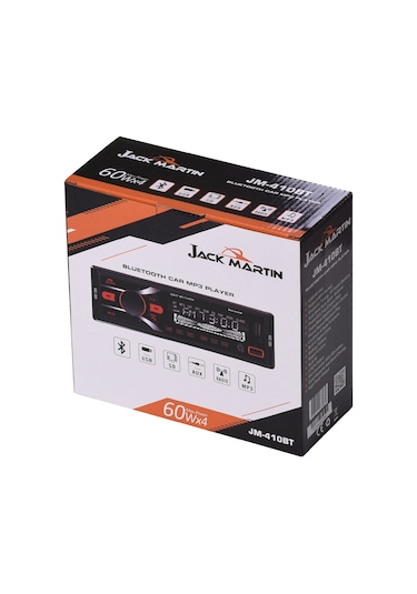 JACK MARTİN Çift USB Girişli Bluetooth'lu Oto Radyo Teyp JM-410 BT