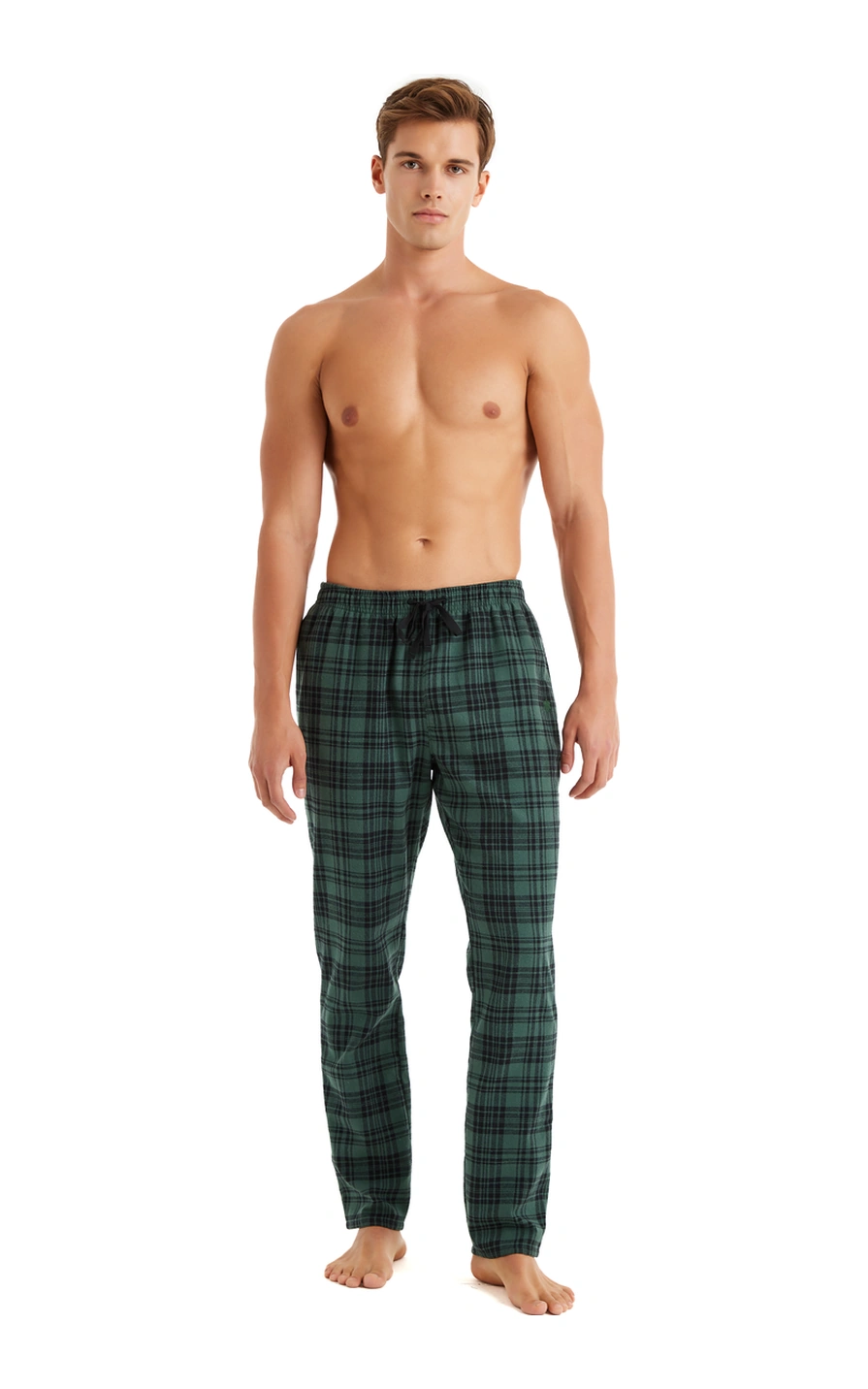 Erkek Pijama Altı 40588 - Yeşil