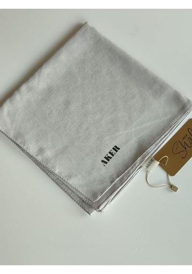 Açık Lila Elegance Monogram Eşarp Lila