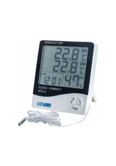 Vzn Dijital Termometre Masa Saati