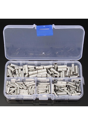 Xindoker 200 Parça Paslanmaz Çelik Kablo Ekleyici Seti - Çeşitli Boyutlarda Ve Pratik Saklama Kutusu
