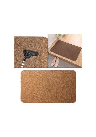 Suntek Kapı Paspasları Paspaslar Ön Giriş İç Ve Dış Mekan Saf Kahve 45x70cm