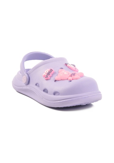 Lila Eva Hafif Kız Çocuk Sabo Terlik 303 F Lila