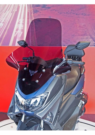 ABV Yamaha N-Max El Korumalı Füme Tur Camı 75 x 67.5 CM (15-20) + Vida Takımı