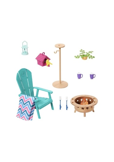 Barbie Ev Dekorasyonu Bahçe HJV32 HJV33
