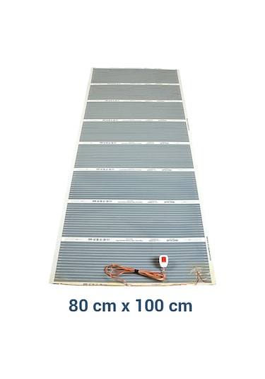 Heat Plus Elektrikli Yerden Isıtma Termostatlı Karbon Film 80*100