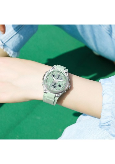 Kadın Dijital Saat Spor Su Geçirmez Saat Analog Askeri Taktik Saat Led Arka Aydınlatmalı Alarm Kronometre Diğer