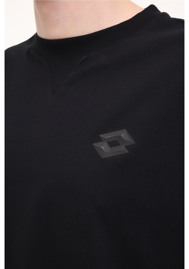 Lotto M-zane Tee 5fx Siyah Erkek Kısa Kol T-shirt 000000000102013412 Siyah