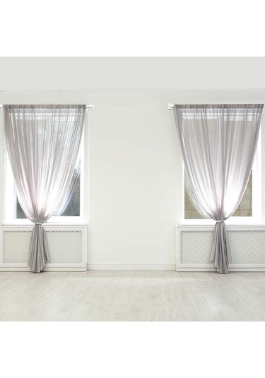 Ulzyvf Pratik Genişletilebilir Perde Çubuğu Seti - 4 Adet Plastik Askılı 40-70 Cm Beyaz Banyo & Mutfak Beyaz