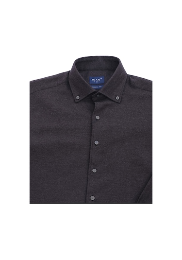 Giant Minimalist Erkek Uzun Kol Gömlek - Modern Fit Lacivert