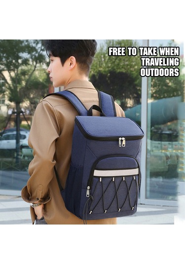 Geeroyoo Siyah Oxford Kumaş Isı Saklama Çanta, 30l Büyük Kapasite, Su Geçirmez, Piknik Ve Outdoor Aktivitelere İdeal Siyah