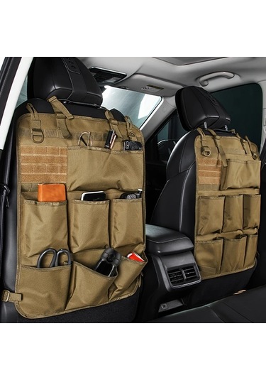 Willowhaven Siyah Molle Araç Koltuğu Düzenleyici - Katlanır Suv Kamyonet Van Bagaj