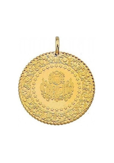 22 Ayar Altin Kaplama Imitasyon Ata Tam N11.601 Altın